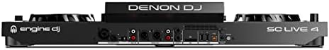 Denon DJ SC LIVE 4 Standalone DJ Controller with Stem Separation on 4 Decks  Wi Fi Streaming  Build in Speakers  Serato DJ and Virtual DJ Compatible