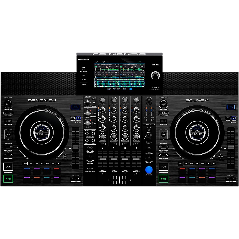 Denon DJ SC Live 4 4 Deck Standalone DJ Controller
