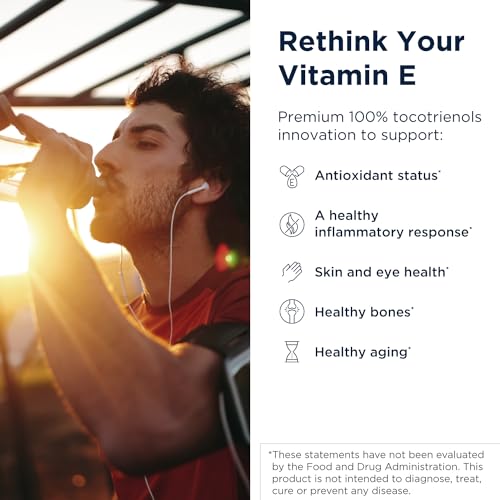 Designs for Health Annatto E 300 mg Tocotrienols   DeltaGold Vitamin E Complex Supplement with Delta   Gamma Tocotrienols   Cardiovascular  Healthy Aging   Antioxidant Support   Non GMO  30 Softgels 