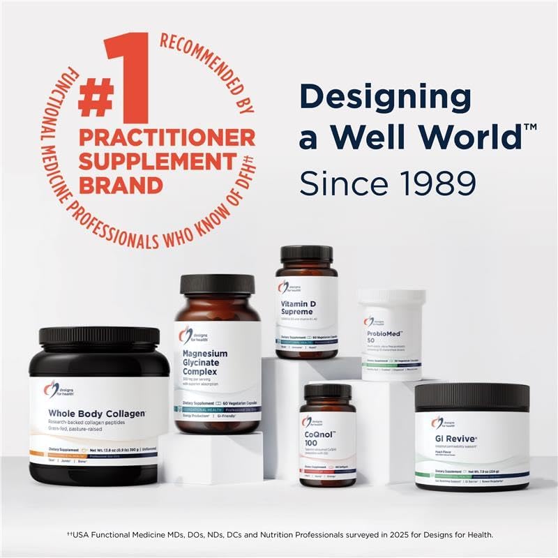 Designs for Health Tri Butyrin Supreme   3 in 1 Butyric Acid  Butyrate  Postbiotics for Gut Health & Gut Permeability Support   Tributyrin Supplement with Odor Minimizing Innovation  60 Softgels