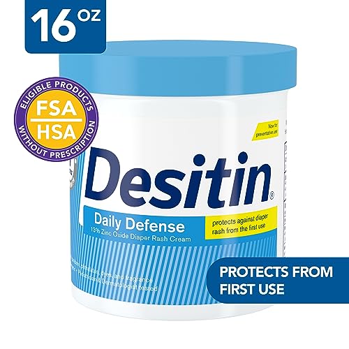 Desitin Crema para aliviar rápidamente la irritación causada por el pañal, 074300495163, Ivory, 1, 1