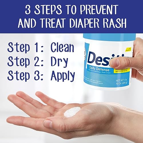 Desitin Crema para aliviar rápidamente la irritación causada por el pañal, 074300495163, Ivory, 1, 1
