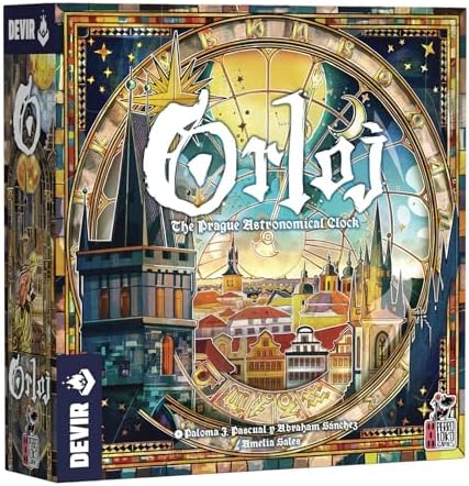 Devir Orloj  The Prague Astronomical Clock Board Game  Heavy Strategy Game for Experts & Adults  Ages 14   1 4 Players  120 Playtime   English Version 