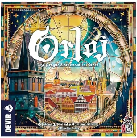 Devir Orloj  The Prague Astronomical Clock Board Game  Heavy Strategy Game for Experts & Adults  Ages 14   1 4 Players  120 Playtime   English Version 
