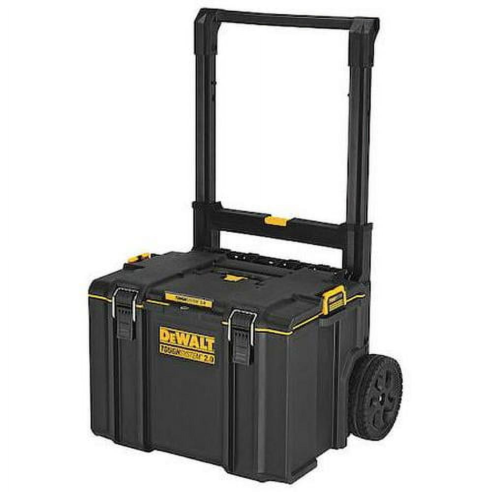 Dewalt ToughSystem 2 0 Rolling Tool Box  Plastic  Black  24 in W x 20 in D x 16 1/2 in H