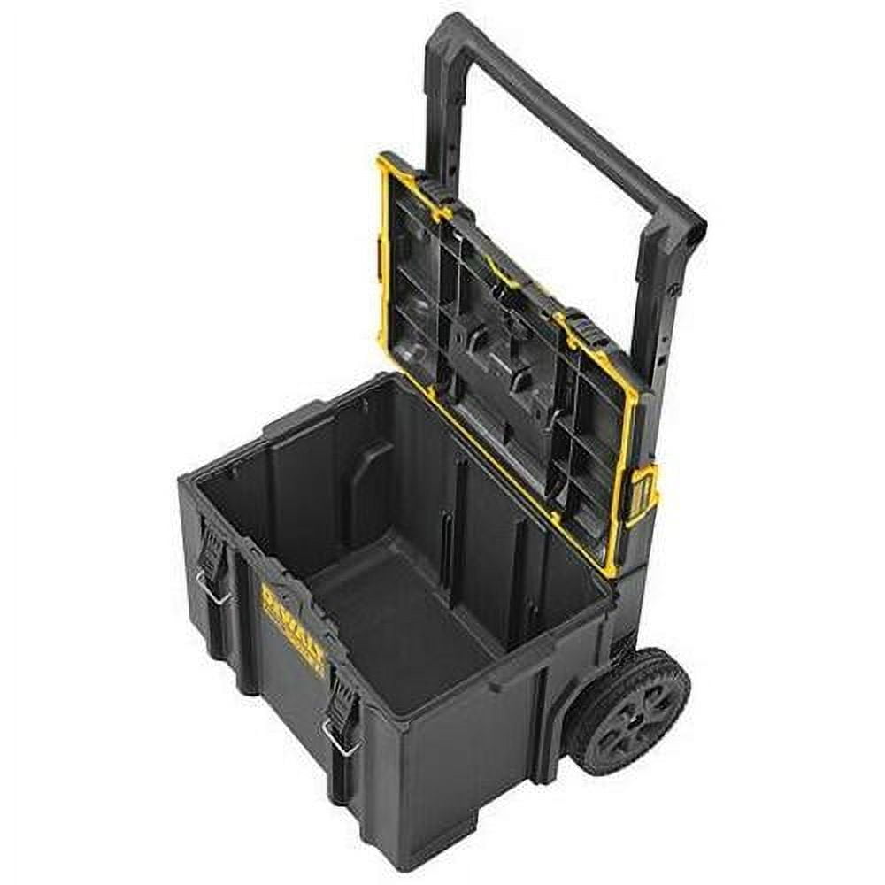 Dewalt ToughSystem 2 0 Rolling Tool Box  Plastic  Black  24 in W x 20 in D x 16 1/2 in H