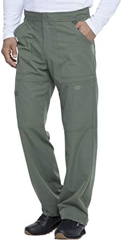 Dickies Dynamix Scrub Pants for Men with Zip Fly  Athletic Inspired with Four Way Stretch and Moisture Wicking DK110