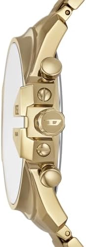 Diesel Mens Mega Chief Stainless Steel Bracelet  Silicone or Leather Band Watch with Analog or Digital Movement