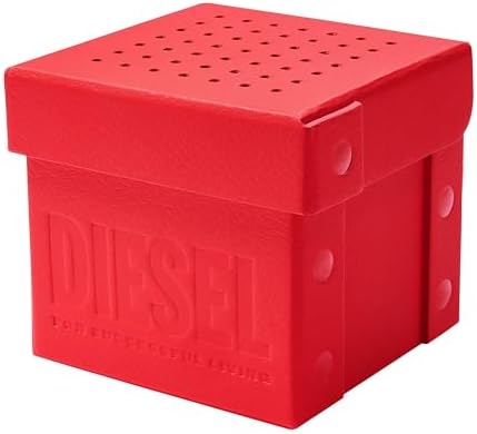 Diesel Mens Mega Chief Stainless Steel Bracelet  Silicone or Leather Band Watch with Analog or Digital Movement