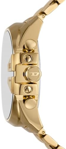 Diesel Mens Mega Chief Stainless Steel Bracelet  Silicone or Leather Band Watch with Analog or Digital Movement