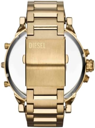 Diesel Mr  Daddy Watch for Men  Quartz Multifunctional Movement with Stainless Steel Strap