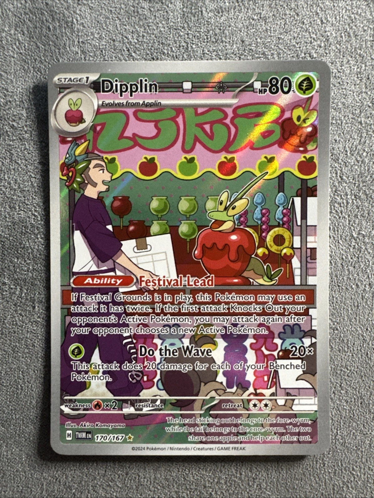 Dipplin Illustration Rare IR Twilight Masquerade 170/167 English NM