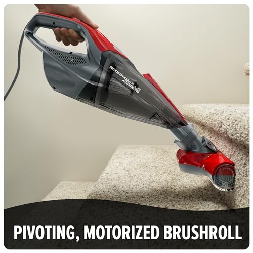 Dirt Devil Scorpion Plus Handheld Vacuum Cleaner  Powerful Suction  Lightweight  Includes Pivoting Stair and Upholstery Tool  Crevice Tool  Corded Portable Vacuum Cleaner