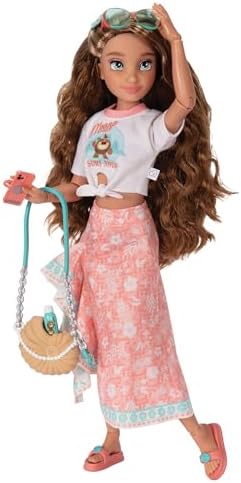 Disney ILY 4ever Fashion Dolls Moana Inspired 11 5 Tall with 13 Points of Articulation  Comes with Cute  Moana Inspired Accessories  and a Glittery Mickey Ring for You to Wear 