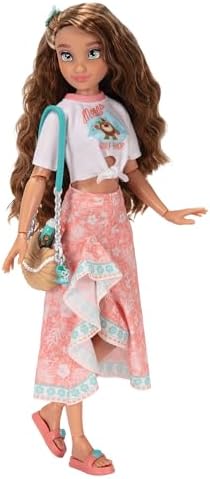 Disney ILY 4ever Fashion Dolls Moana Inspired 11 5 Tall with 13 Points of Articulation  Comes with Cute  Moana Inspired Accessories  and a Glittery Mickey Ring for You to Wear 