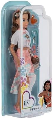 Disney ILY 4ever Fashion Dolls Moana Inspired 11 5 Tall with 13 Points of Articulation  Comes with Cute  Moana Inspired Accessories  and a Glittery Mickey Ring for You to Wear 