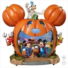 Disney Mickey Mouse Pumpkin House Halloween Illuminated Haunting Music Indoor