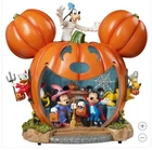 Disney Mickey Mouse Pumpkin House Halloween Illuminated Haunting Music Indoor