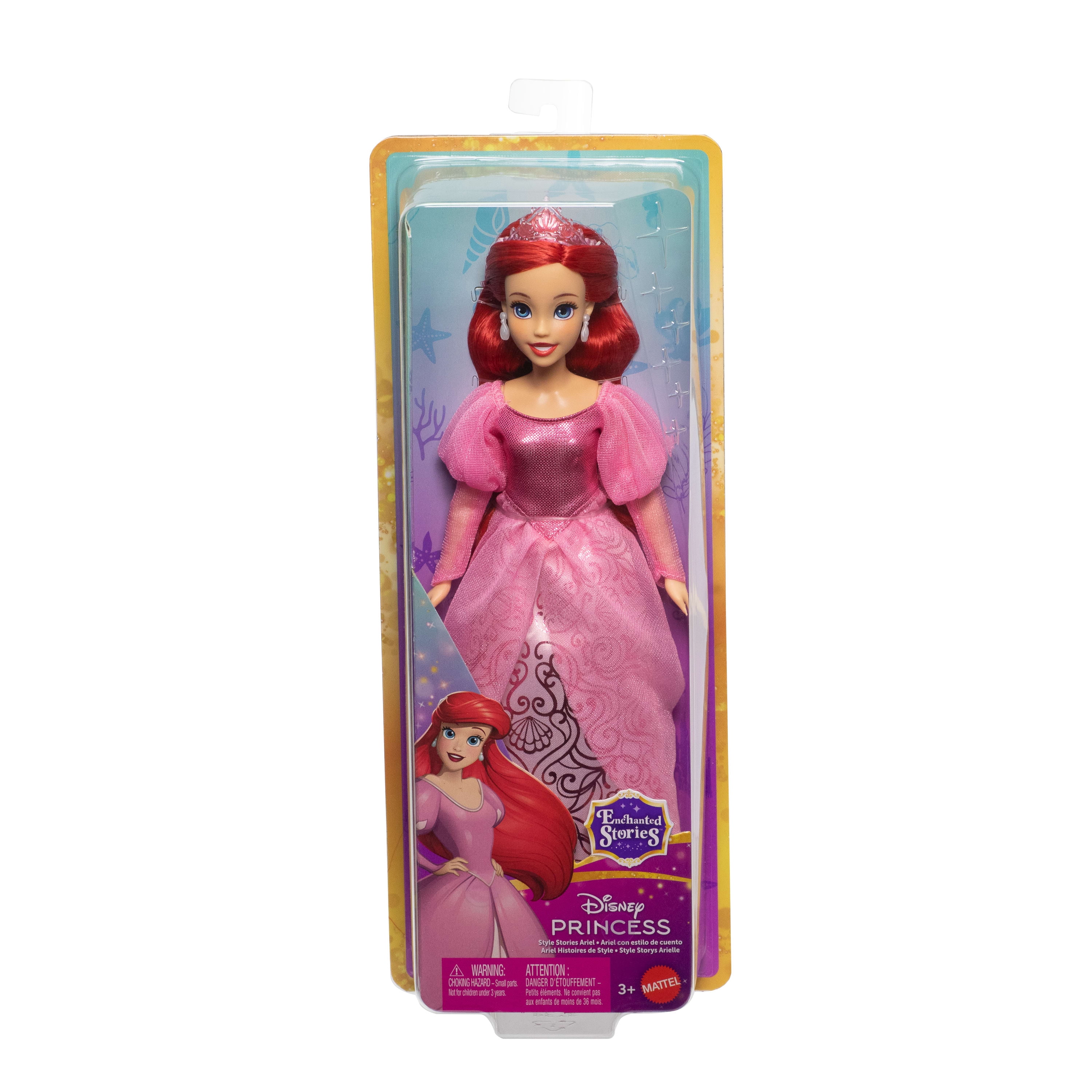 Disney Princess Enchanted Stories Ariel Fashion Doll with Sparkling Dress  Walmart Exclusive