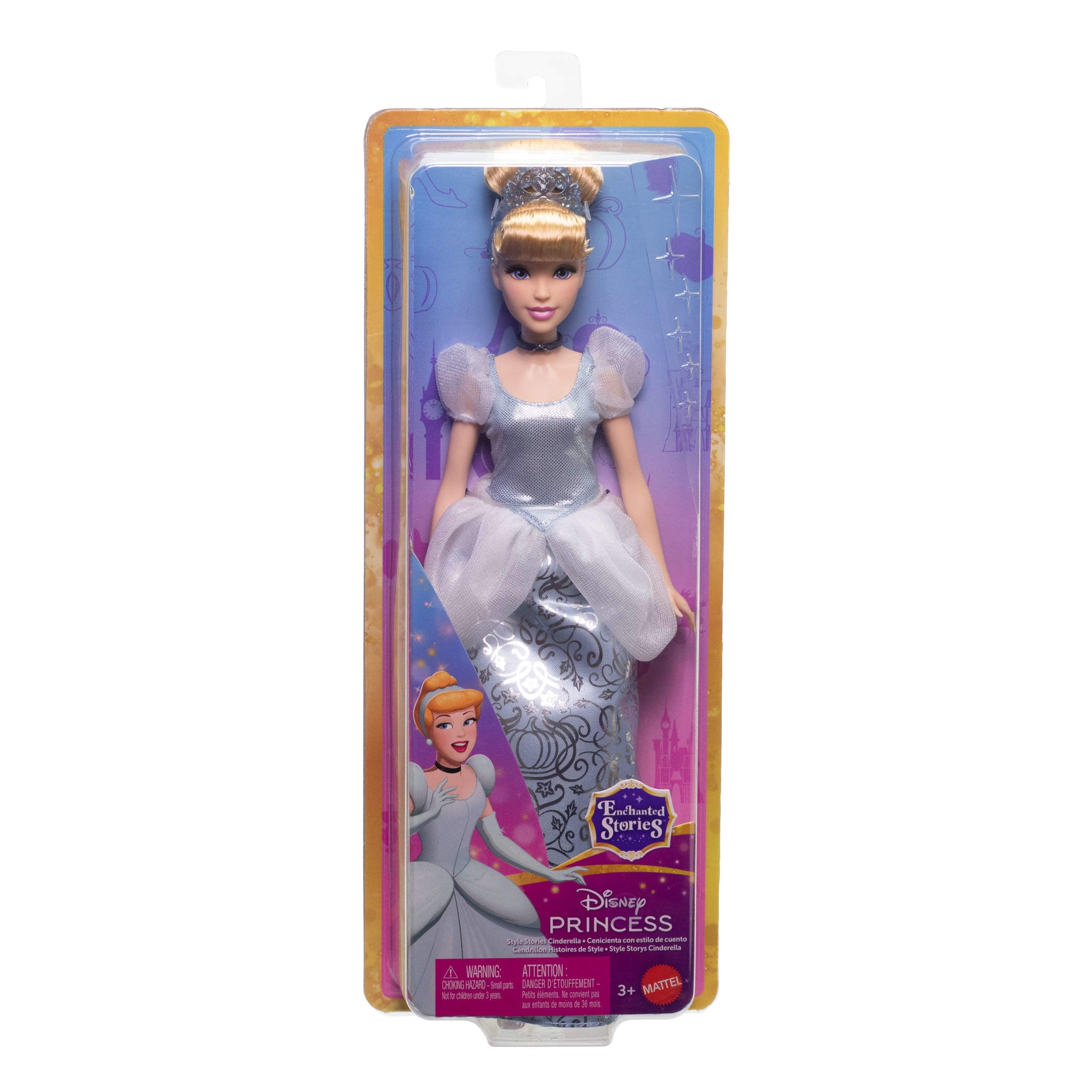 Disney Princess Enchanted Stories Cinderella Fashion Doll with Sparkling Dress  Walmart Exclusive 