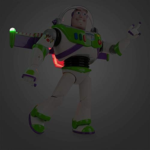 Disney Store Official Buzz Lightyear Interactive Talking Action Figure from Toy Story  Features 10  English Phrases  Interacts with Other Figures and Toys