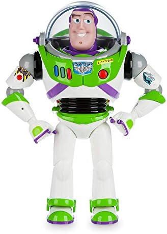 Disney Store Official Buzz Lightyear Interactive Talking Action Figure from Toy Story  Features 10  English Phrases  Interacts with Other Figures and Toys