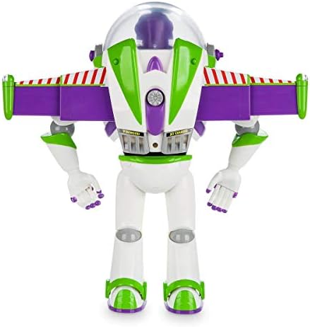 Disney Store Official Buzz Lightyear Interactive Talking Action Figure from Toy Story  Features 10  English Phrases  Interacts with Other Figures and Toys