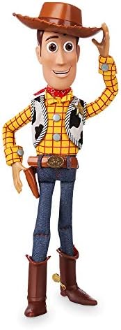 Disney Store Official Sheriff Woody Talking Action Figure from Toy Story  Features Sounds and Phrases from the Movies  Interacts with Other Figures and Toys