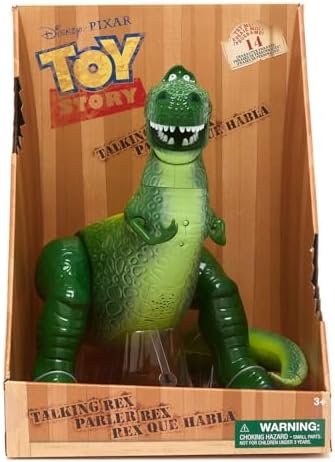 Disney Store Official Rex Interactive Talking Action Figure from Toy Story  Features Sounds and Phrases from The Movies  Interacts with Other Figures and Toys