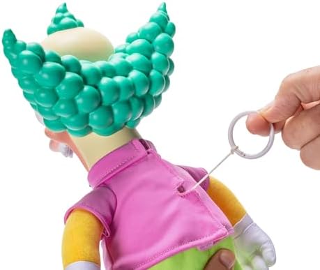 Disney The Simpsons Talking Krusty Doll - Muñeca de peluche de 16 pulgadas de alto, de cuerda Krusty, de The Classic Treehouse of Horror III Episodio