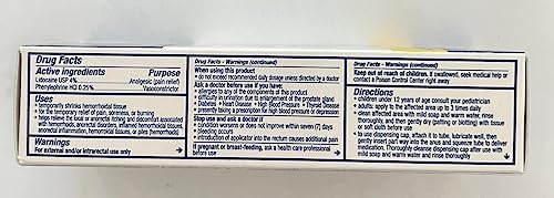Doctor Butler s Hemorrhoid & Fissure Ointment   Hemorrhoid Treatment and Hemorrhoid Cream with Lidocaine and Phenylephrine HCI for Fast Acting Relief of Pain  Swelling  Discomfort  and Itching  1 oz