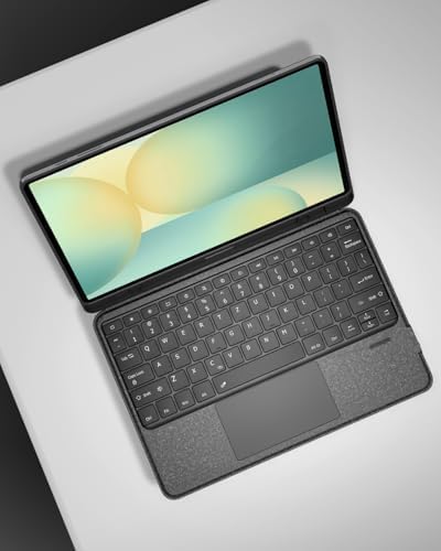 Doohoeek Keyboard Folio for Samsung Galaxy S10 Fe 10 9 2025 / S9 FE / S9  Bluetooth Keyboard Touch with 7 Color Backlit & Any Angle Stand & Cover Case for Galaxy S10 Fe 10 9 Inch Accessory