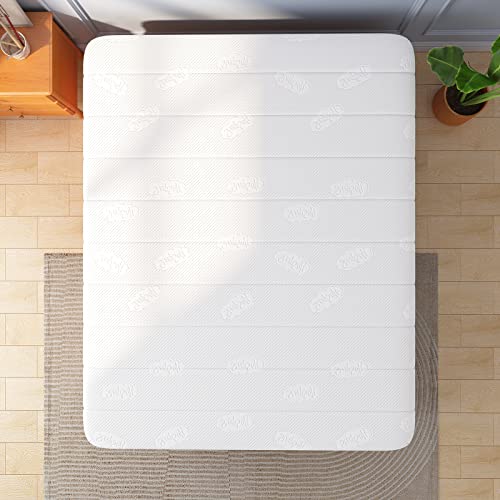 Double Mattress 12 Inch Full Size Hybrid Mattresses  Full Bed Matress in a Box  Pressure Relief & Fiberglass Free  Firm Mattress Double Size