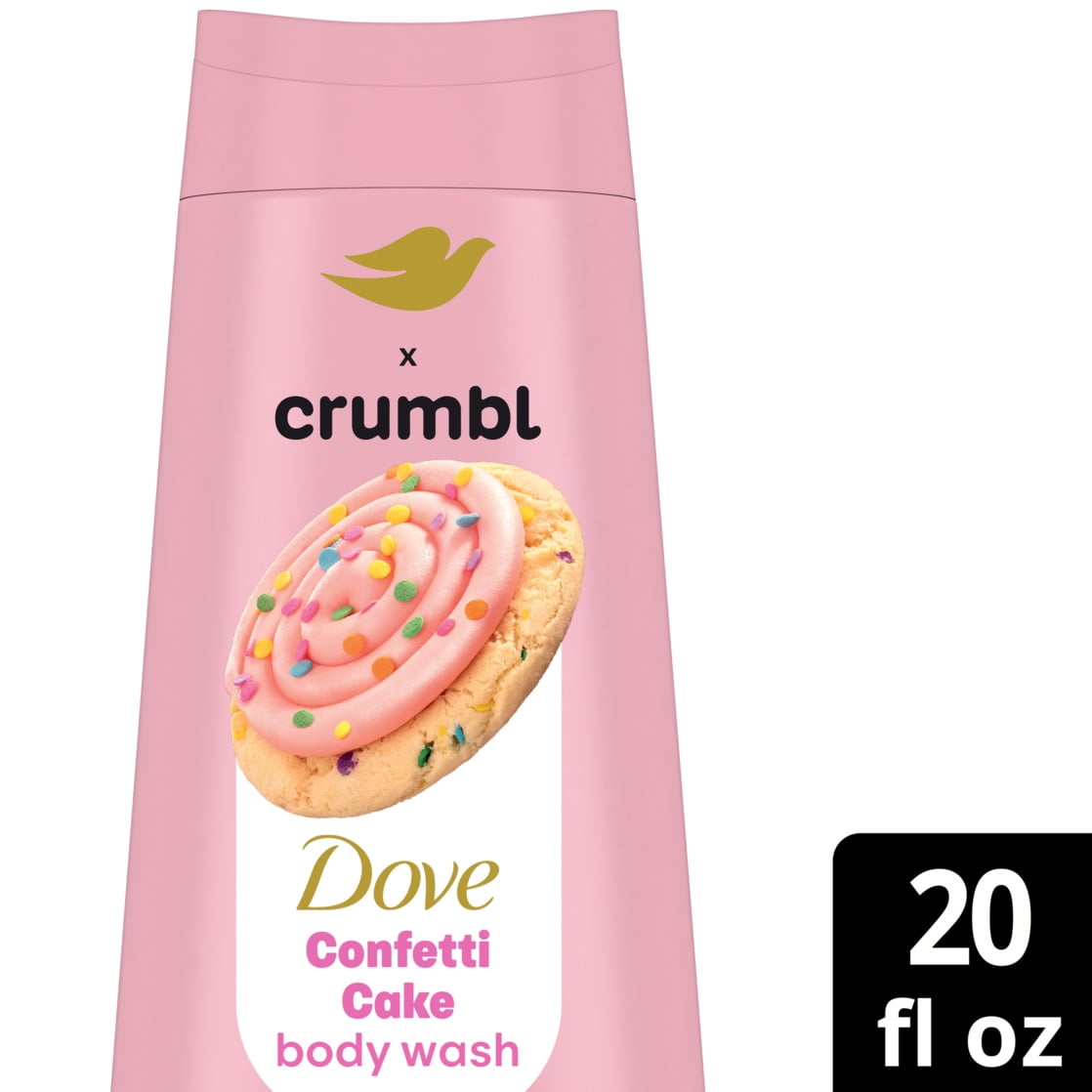 Dove Crumbl Limited Edtion Body Wash Confetti Cake  20 fl oz