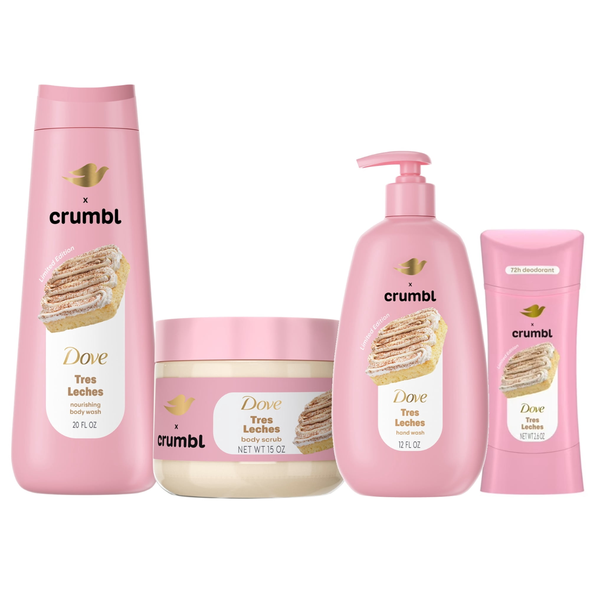 Dove Crumbl Tres Leches Self Care Bundle