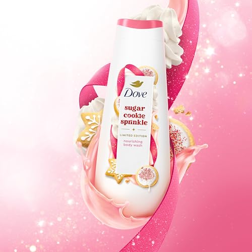 Dove Limited Edition Holiday Treats Body Wash Sugar Cookie Sprinkle for Deep Nourishment 20 oz