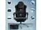 Dowinx Gaming Chair Fabric with Heated Shiatsu Massage Lumbar Support  Big and Tall Game Chair Breathable with Footrest and Pocket Spring Cushion  High Back Computer Chair for Adult  Black