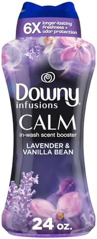 Downy Calm In Wash Laundry Scent Booster Beads  Soothing Lavender And Vanilla Bean Scent  24 0 OZ  Laundry Scent Beads  Long Lasting Freshness