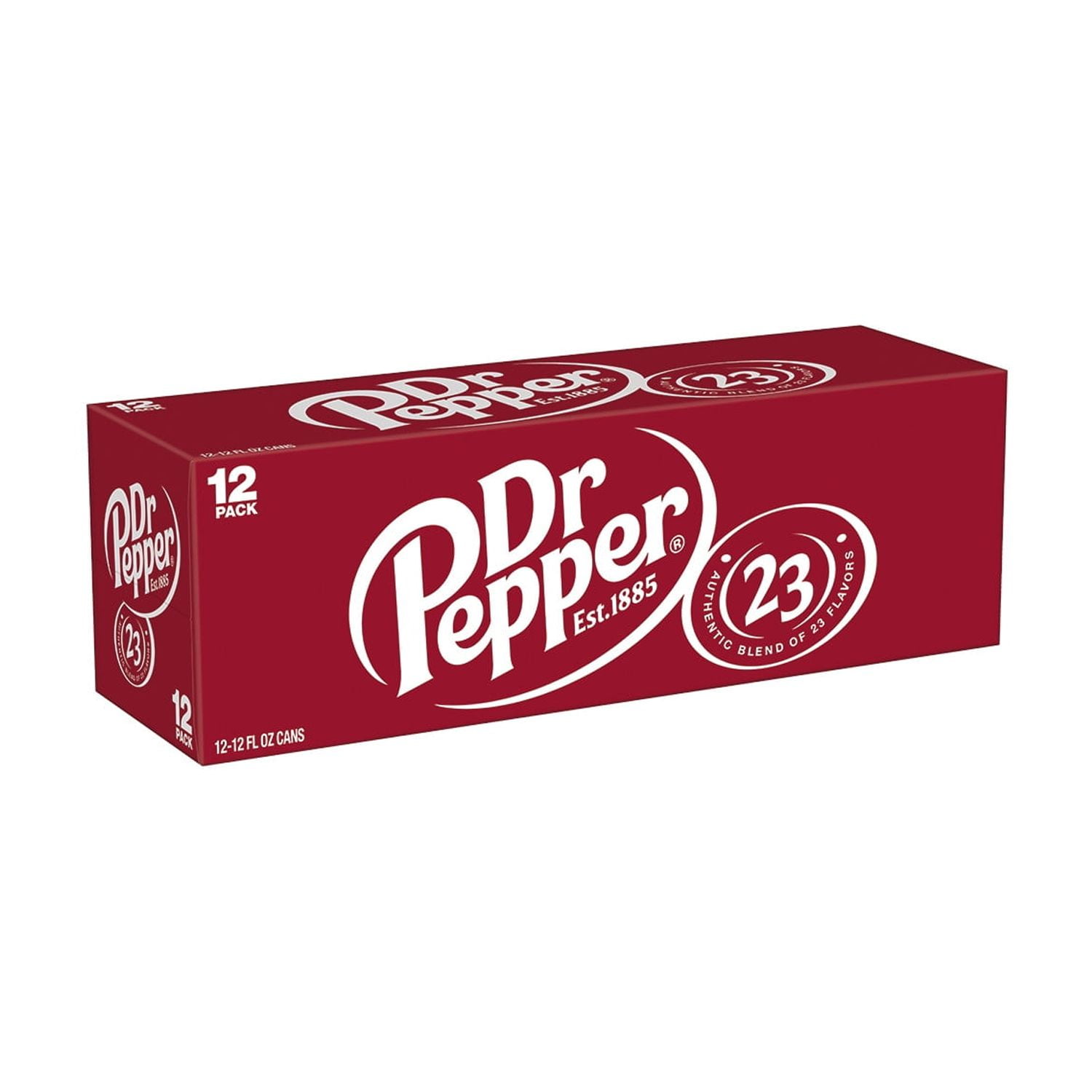 Dr Pepper Soda Pop  12 fl oz  12 Pack Cans