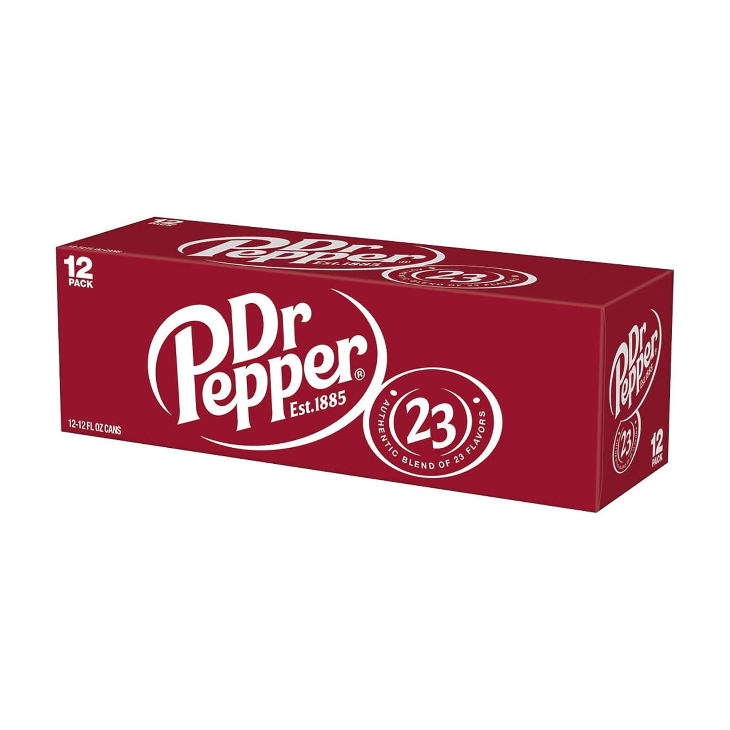 Dr Pepper Soda Pop  12 fl oz  12 Pack Cans