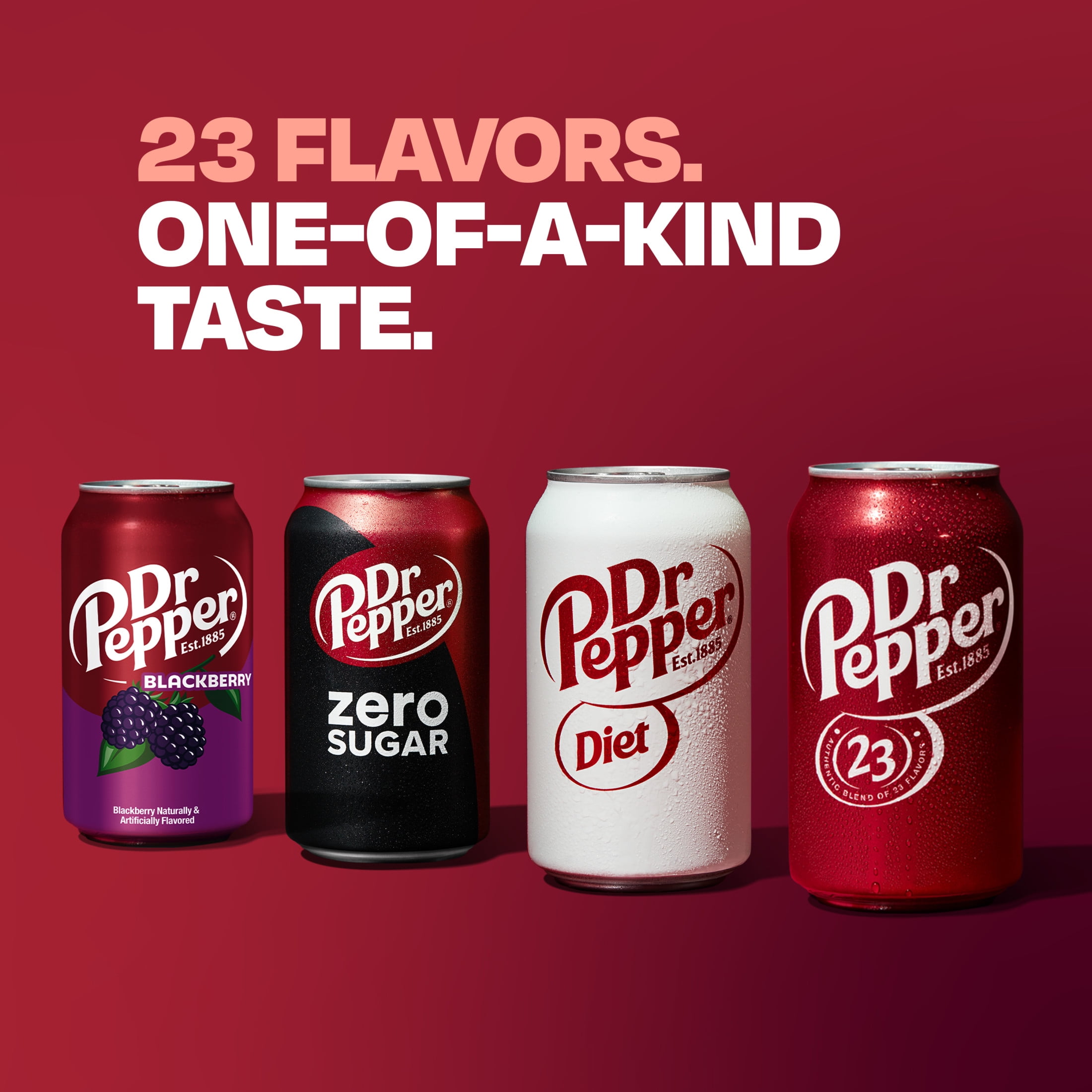 Dr Pepper Soda Pop  12 fl oz  12 Pack Cans