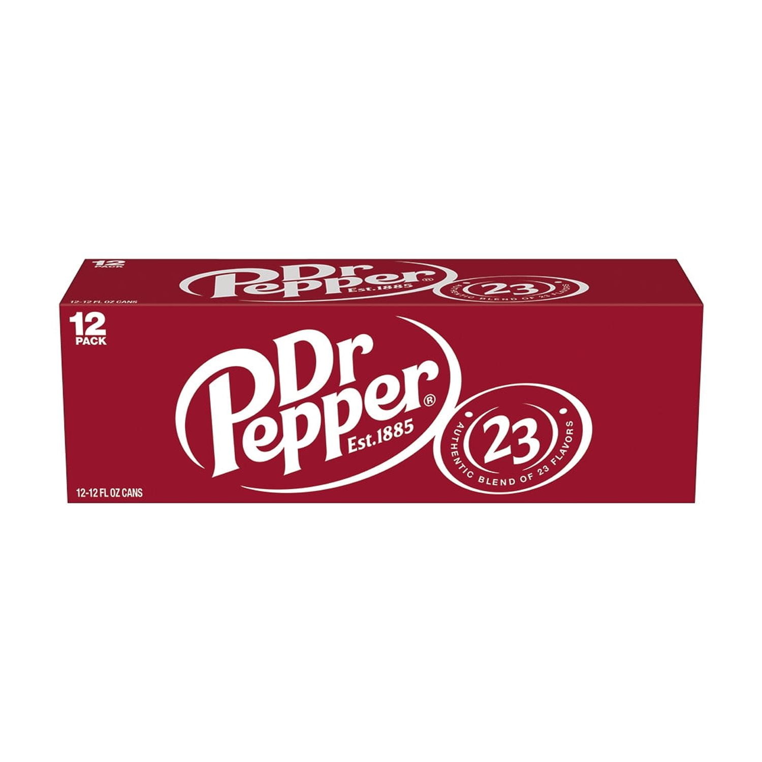 Dr Pepper Soda Pop  12 fl oz  12 Pack Cans