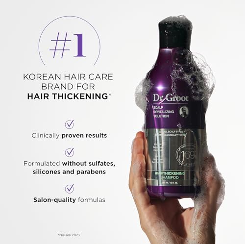 Dr  Groot Thickening Serum  Shampoo  Conditioner  and Scalp Treatment Set for Hair Loss   Clinical Results with Biotin and Rosemary for Hair Thinning  Shedding  Scalp Repair and Treatment