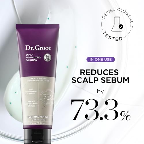 Dr  Groot Thickening Serum  Shampoo  Conditioner  and Scalp Treatment Set for Hair Loss   Clinical Results with Biotin and Rosemary for Hair Thinning  Shedding  Scalp Repair and Treatment