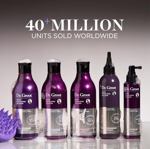 Dr  Groot Thickening Serum  Shampoo  Conditioner  and Scalp Treatment Set for Hair Loss   Clinical Results with Biotin and Rosemary for Hair Thinning  Shedding  Scalp Repair and Treatment