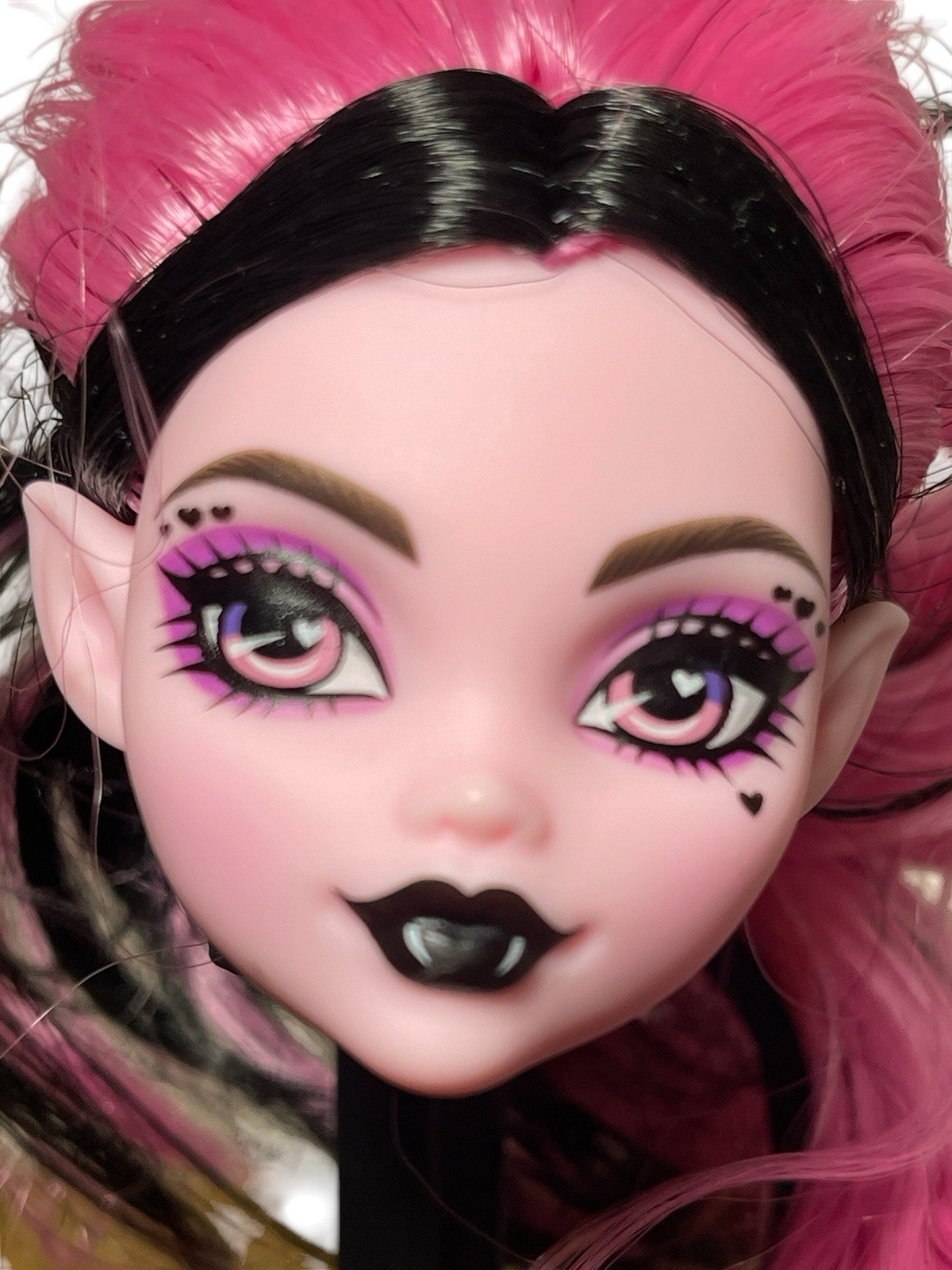 Draculaura Self Scare Secrets Head #2 Only Monster High Doll G3