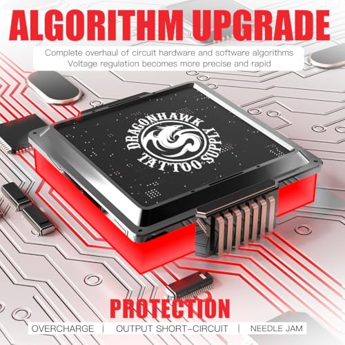 Dragonhawk A1 Beginner Tattoo Kit  Wireless Complete Pro Tattoo Gun Pen Machine Kit  Cartridges Tattoo Machine Needles