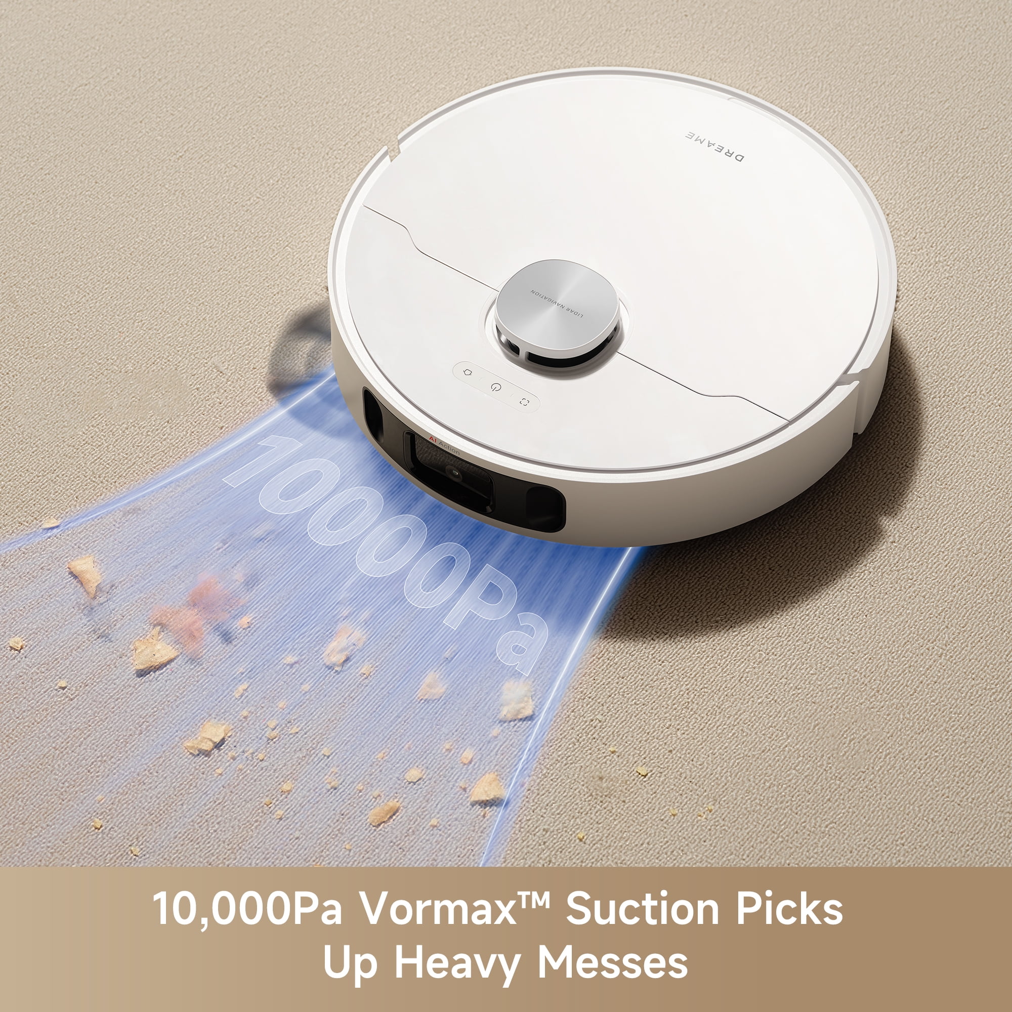 Dreame 2 in 1 Robot Vacuum and Mop  10KPa Suction  MopExtend  Self Emptying Base for 75 Days of Cleaning  Self cleaning and drying mops  Carpet Boost  L10s Ultra Gen2 Cleaning Bundle