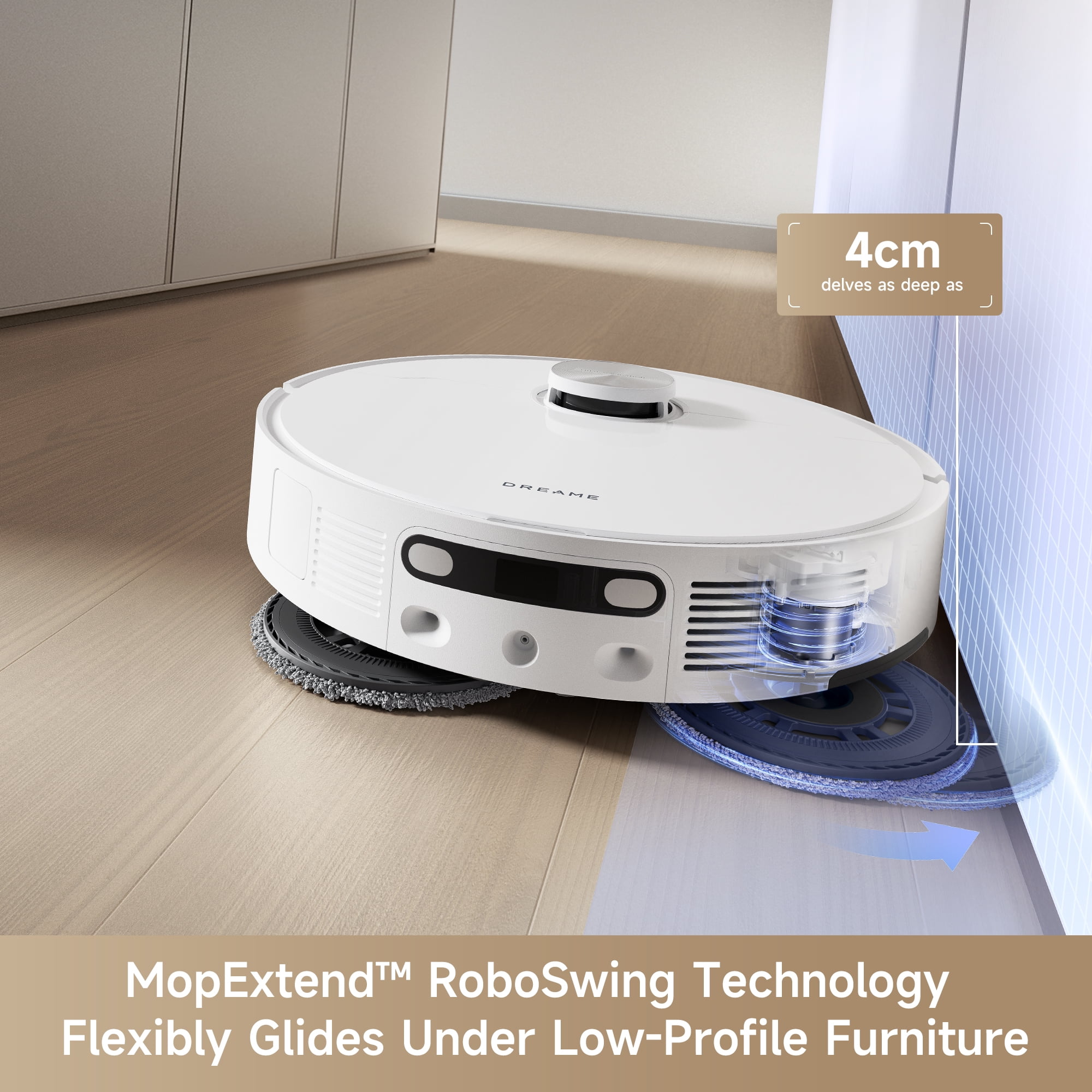 Dreame 2 in 1 Robot Vacuum and Mop  10KPa Suction  MopExtend  Self Emptying Base for 75 Days of Cleaning  Self cleaning and drying mops  Carpet Boost  L10s Ultra Gen2 Cleaning Bundle