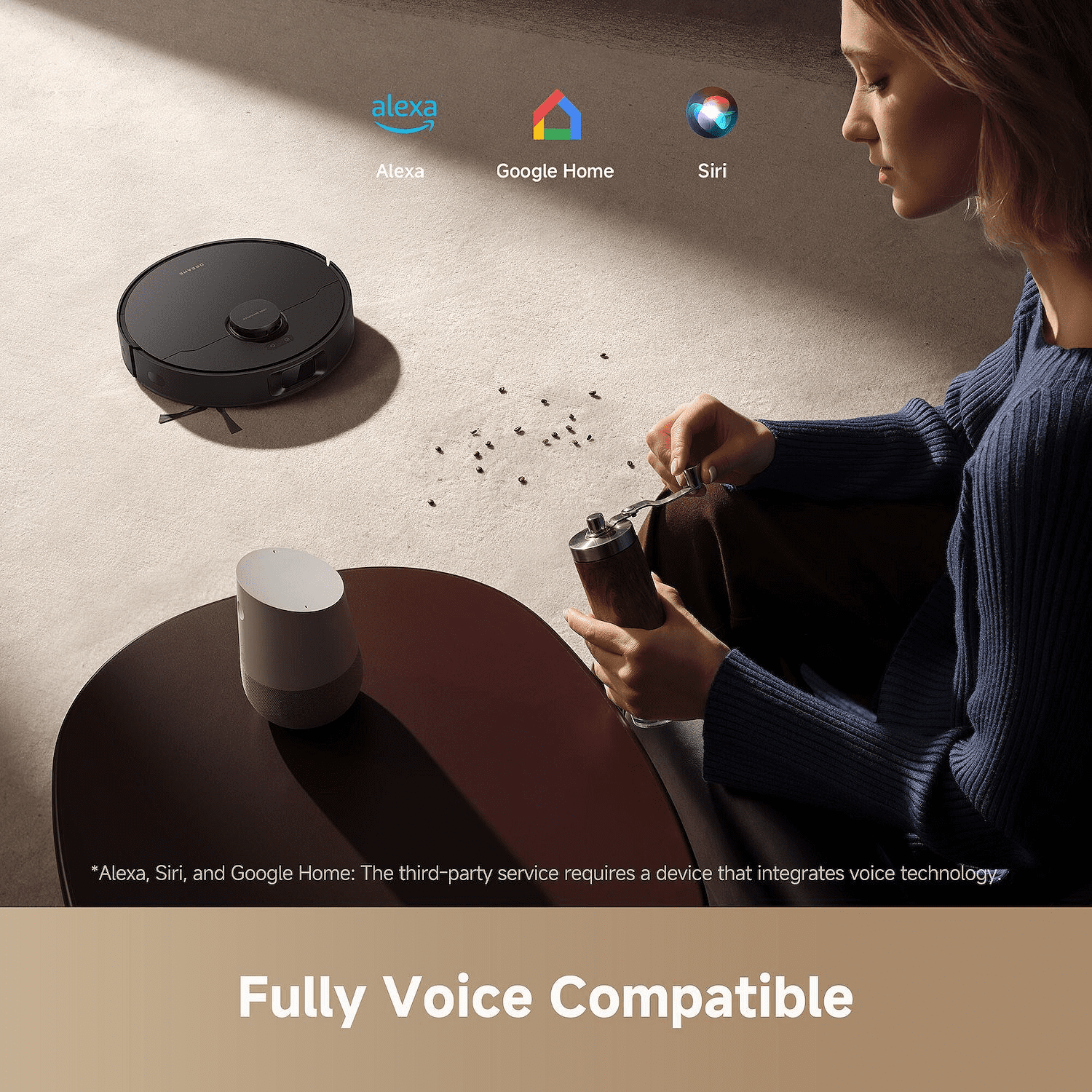 Dreame GoVac 300 Robot Vacuum and Mop  13000Pa Suction  Pet Hair Capets Friendly  Self Emptying with 5L Dust Bag  LDS Mapping  App & Voice Control  Black